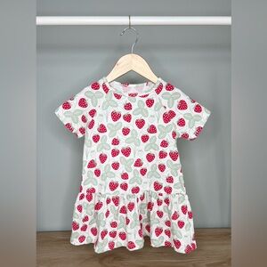 Winter Water Factory - Milwaukee Dress - Strawberries Red & Green